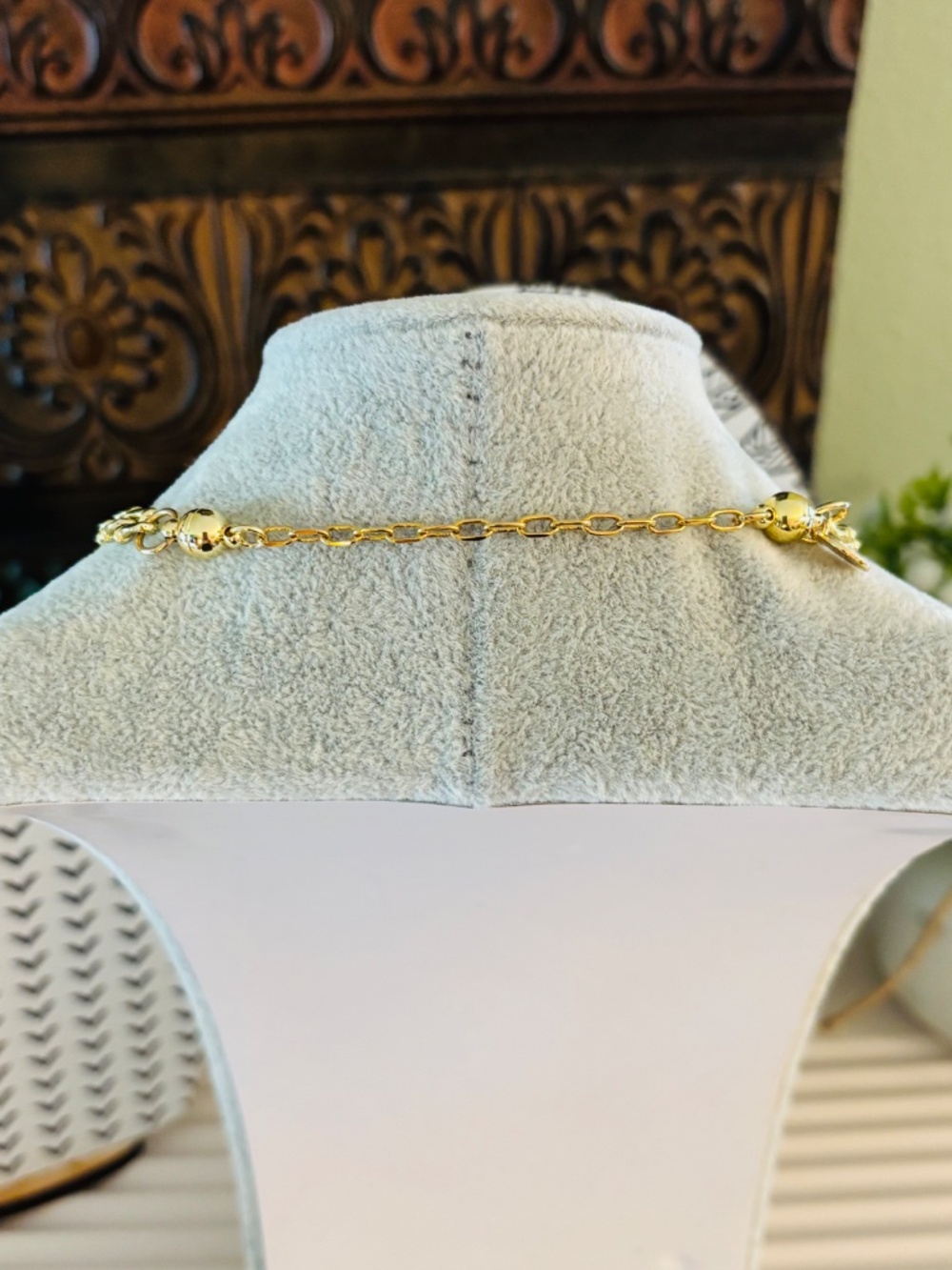 Bar by Alexa Rae Colorwave Necklace- Gold - Picture 3 of 6